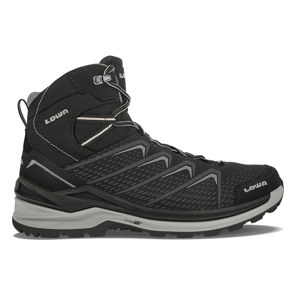 Scarponi Montagna Uomo Lowa Ferrox Pro GTX Mid Nere/Grigie Chiaro ANDWXU-412